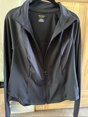 tek gear Women's Black Full-Zip Utility Jacket